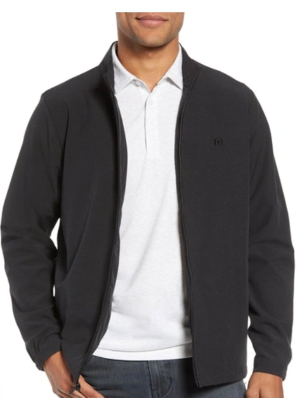 NWT - Men's Travis Mathew Punta Hermosa Jacket In Black - Large